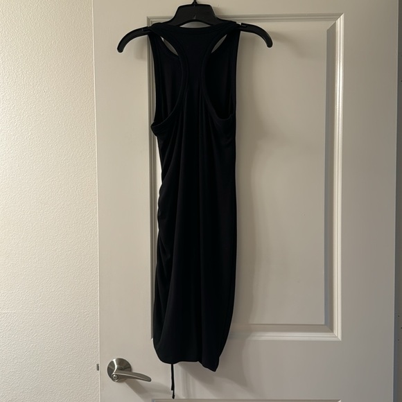 UltraLite Racerback Rib-knit Ruched Dress - Picture 4 of 4